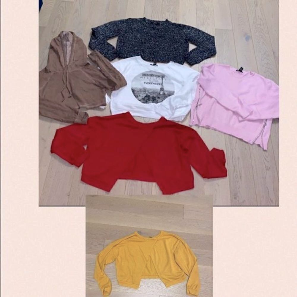 Women’s Cropped Sweater‎ Bundle. Forever 21 & Fashionova Medium